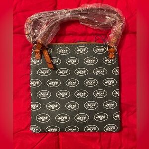 Dooney & Bourke Black and Brown Crossbody Bag